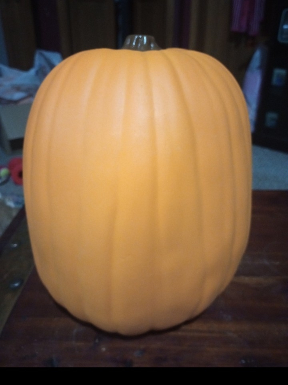 Decorative Orange Pumpkin Accent - Faux Pumpkin Home Accent